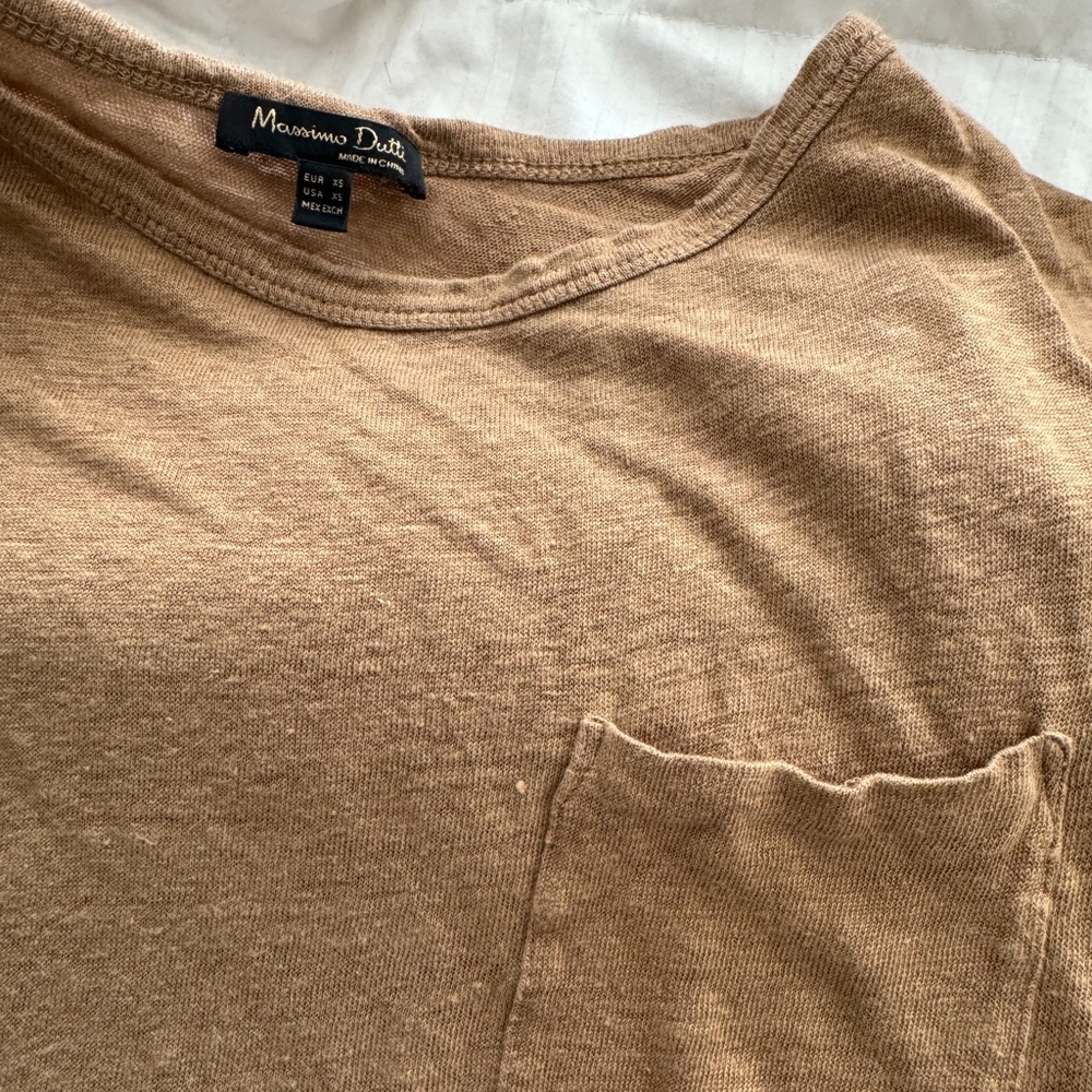Linen relaxed T-shirt